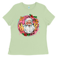 Matcha merry christmas peace santa Ladies Tee - AdoDesignShop