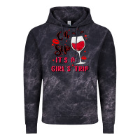 Cloud Black oh sip it's a girl's trip Vintage Hoodie - MaliasSmallBusiness