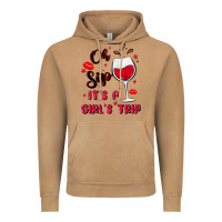 Vintage Camel oh sip it's a girl's trip Vintage Hoodie - MaliasSmallBusiness