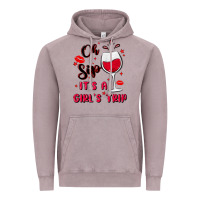 Oh Sip It's A Girl's Trip Vintage Hoodie | Teevron