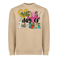 My First Day Of 2nd Grade Heavyweight Sweatshirt | Teevron
