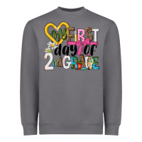 Storm my first day of 2nd grade Heavyweight Sweatshirt - NancyCooperArtShop