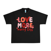 Black love more worry less Urban Heavy Tee - MaliasSmallBusiness