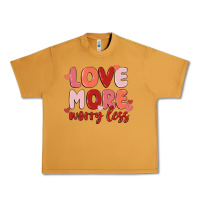Peanut Butter love more worry less Urban Heavy Tee - MaliasSmallBusiness