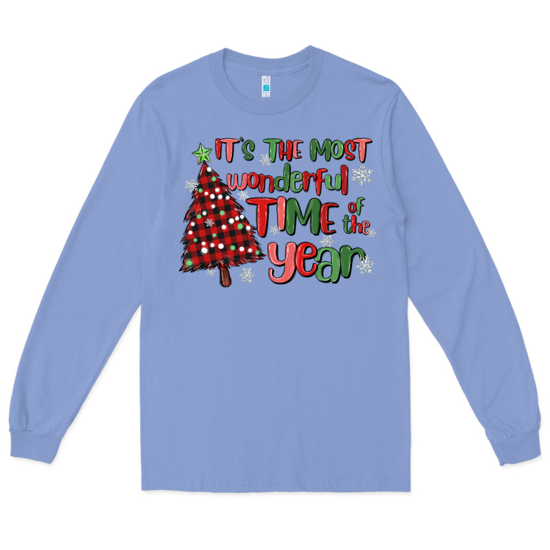 Its Wonderful Time Of The Year Long Sleeve Tee by MaliasSmallBusiness | Teevron