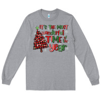 Heather Grey its wonderful time of the year Long Sleeve Tee - MaliasSmallBusiness