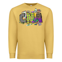 Antique Gold cna mardi gras certified nursing assistant Premium Sweatshirt - CowGirlArtShop