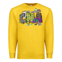 Lemon cna mardi gras certified nursing assistant Premium Sweatshirt - CowGirlArtShop