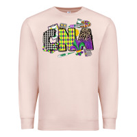 Pale Pink cna mardi gras certified nursing assistant Premium Sweatshirt - CowGirlArtShop