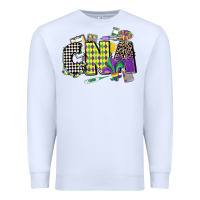White cna mardi gras certified nursing assistant Premium Sweatshirt - CowGirlArtShop