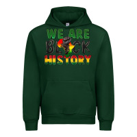 Forest Green we are black history Urban Hoodie - FaDigitalArtStudio