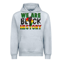 Heather Grey we are black history Urban Hoodie - FaDigitalArtStudio
