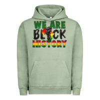 Pigment Oil Green we are black history Urban Hoodie - FaDigitalArtStudio