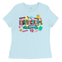 Baby Blue instructional assistant's Ladies Tee - AdoDesignShop