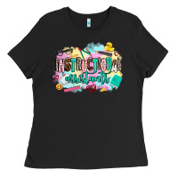 Black instructional assistant's Ladies Tee - AdoDesignShop