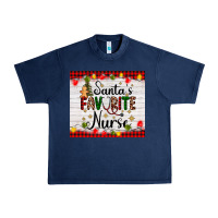 Navy santa's favorite nurse Urban Heavy Tee - AdoDesignShop