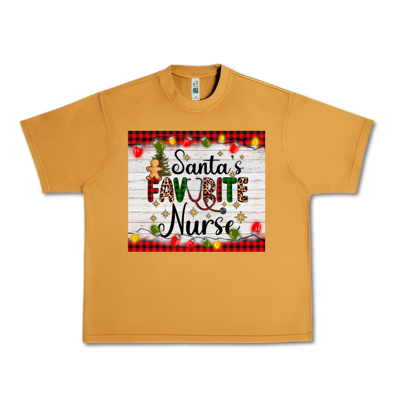 Santa's Favorite Nurse Urban Heavy Tee by AdoDesignShop | Teevron