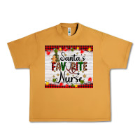 Peanut Butter santa's favorite nurse Urban Heavy Tee - AdoDesignShop