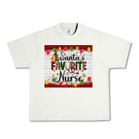 Pistachio santa's favorite nurse Urban Heavy Tee - AdoDesignShop