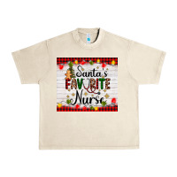 Sandshell santa's favorite nurse Urban Heavy Tee - AdoDesignShop