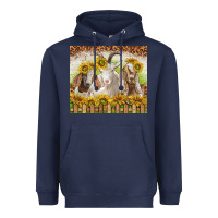 Navy goats Heavyweight Hoodie - TumblerDesignByShophia