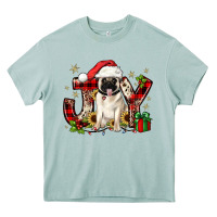 Christmas Joy Pug Heavy Core Tee | Teevron