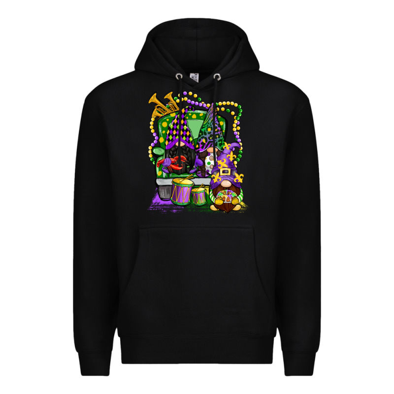 Mardi Gras Gnomies Truck Premium Hoodie by CowGirlArtShop | Teevron