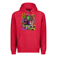 Cardinal mardi gras gnomies truck Premium Hoodie - CowGirlArtShop