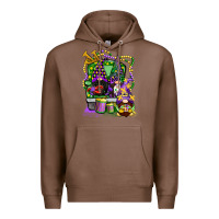 Chestnut mardi gras gnomies truck Premium Hoodie - CowGirlArtShop