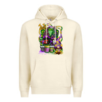 Sandshell mardi gras gnomies truck Premium Hoodie - CowGirlArtShop