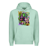 Seafoam mardi gras gnomies truck Premium Hoodie - CowGirlArtShop