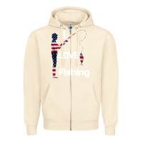 Sandshell I love fishing Zipper Hoodie - Bettercallsaul