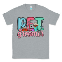 Heather Grey pet groomer Classic Tee - MaliasSmallBusiness