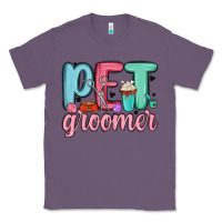 Lavender pet groomer Classic Tee - MaliasSmallBusiness
