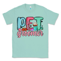 Seafoam pet groomer Classic Tee - MaliasSmallBusiness