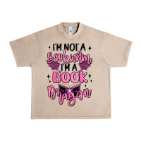 French Oak i'm not a booksorm i'm a book dragon Urban Heavy Tee - MaliasSmallBusiness