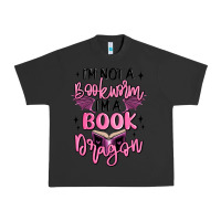 Pigment Black i'm not a booksorm i'm a book dragon Urban Heavy Tee - MaliasSmallBusiness