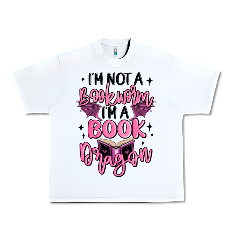 I'm Not A Booksorm I'm A Book Dragon Urban Heavy Tee by MaliasSmallBusiness | Teevron