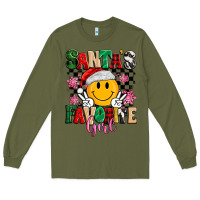 Army Green santas favorite girl Long Sleeve Tee - MaliasSmallBusiness