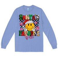 Colony Blue santas favorite girl Long Sleeve Tee - MaliasSmallBusiness