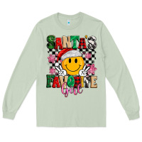 Santas Favorite Girl Long Sleeve Tee | Teevron