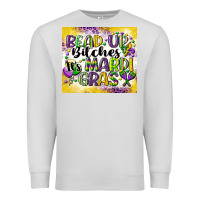 Dove Grey bead up bitches Premium Sweatshirt - CowGirlArtShop