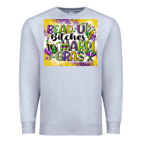 Heather Grey bead up bitches Premium Sweatshirt - CowGirlArtShop