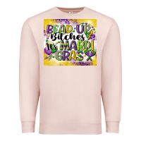 Pale Pink bead up bitches Premium Sweatshirt - CowGirlArtShop