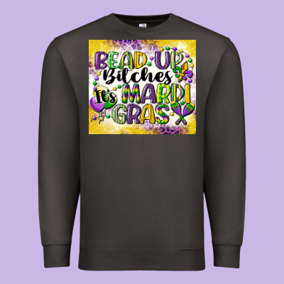 Bead Up Bitches Premium Sweatshirt Designed By Cowgirlartshop
