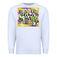White bead up bitches Premium Sweatshirt - CowGirlArtShop