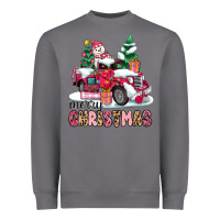 Storm pink merry christmas Heavyweight Sweatshirt - MaliasSmallBusiness