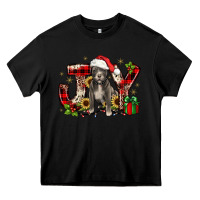 Black Christmas joy pitbull Heavy Core Tee - JahusDesignShop
