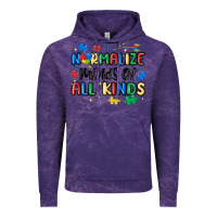 Cloud Purple normalize minds of all kinds Vintage Hoodie - MaliasSmallBusiness