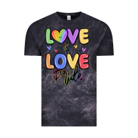 Cloud Black love is love pride Vintage Tee - MaliasSmallBusiness